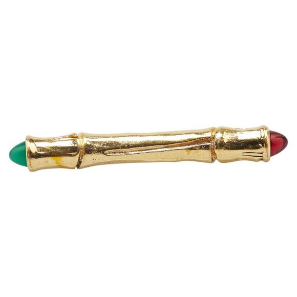 Chanel Bamboo Gripoix Brooch - Picture 1 of 5